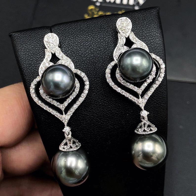 CHANDELIER TAHITIAN Pearls VS Diamonds