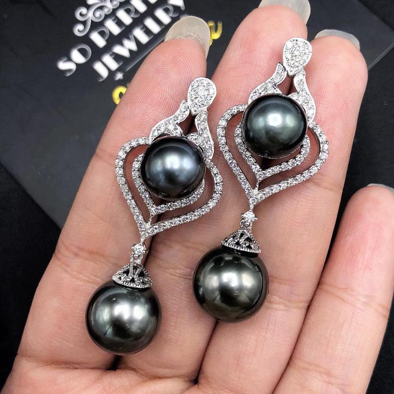 CHANDELIER TAHITIAN Pearls VS Diamonds