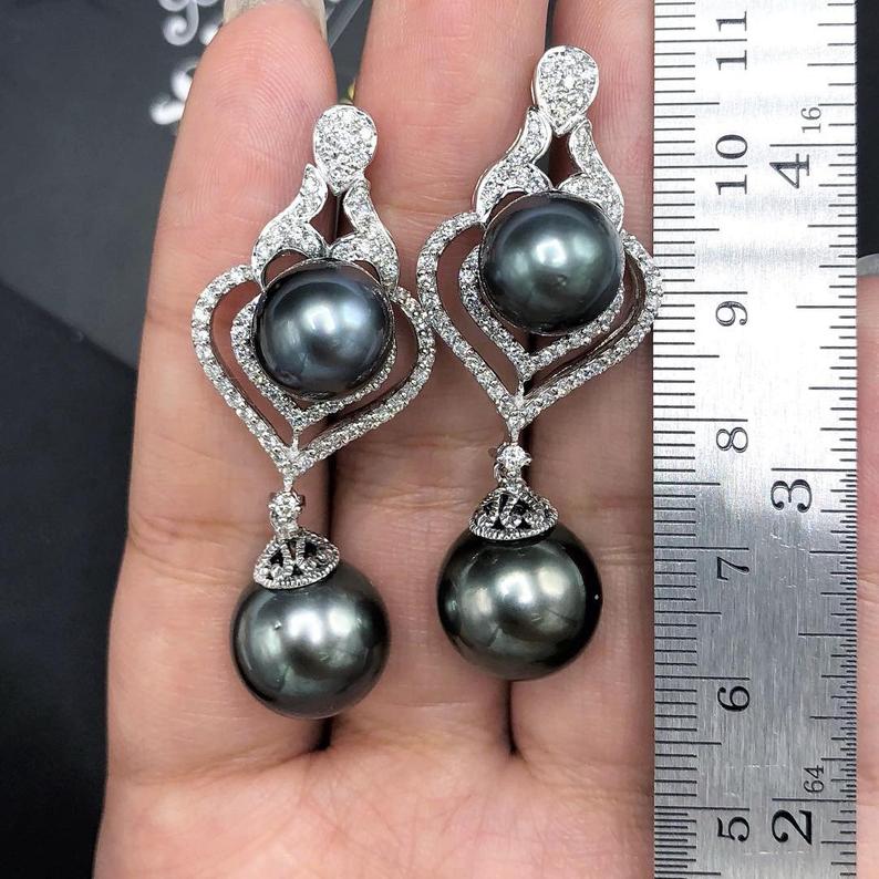 CHANDELIER TAHITIAN Pearls VS Diamonds