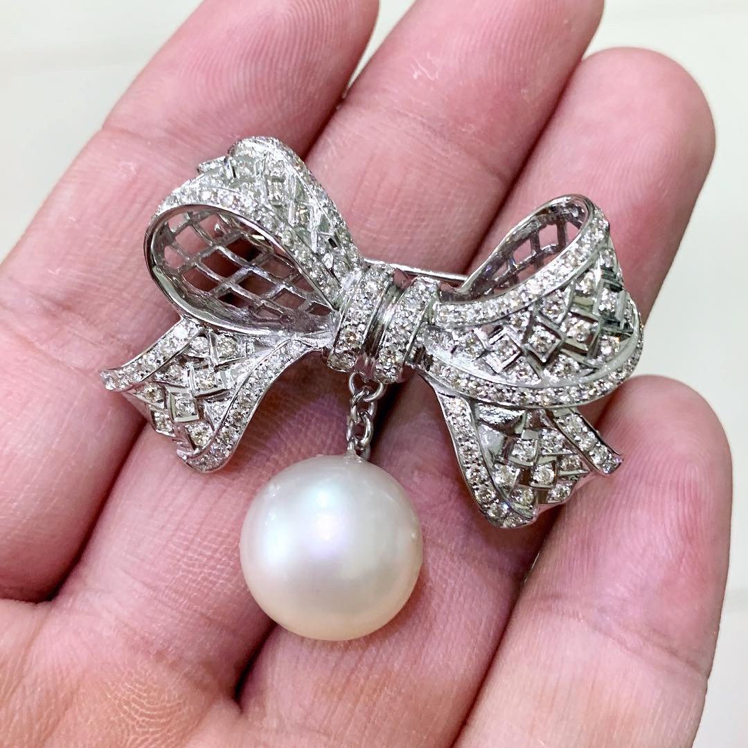 SOUTH SEA Pearl Art Deco