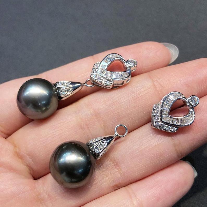 13mm TAHITIAN Black South Sea Pearls