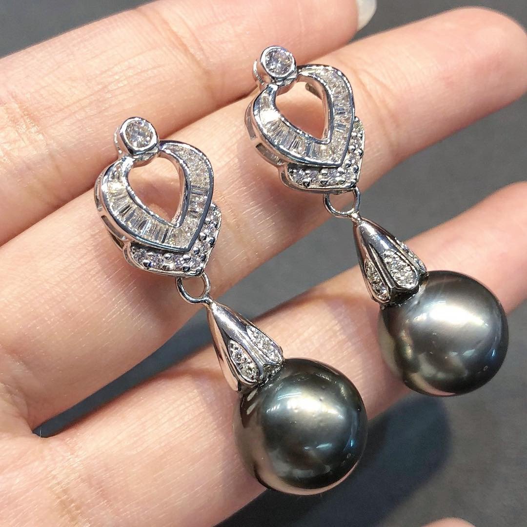 13mm TAHITIAN Black South Sea Pearls
