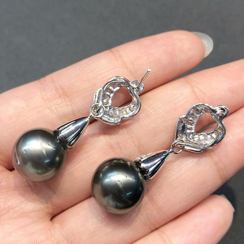 13mm TAHITIAN Black South Sea Pearls