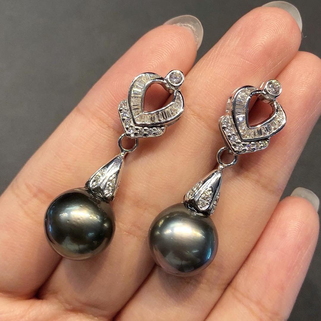 13mm TAHITIAN Black South Sea Pearls