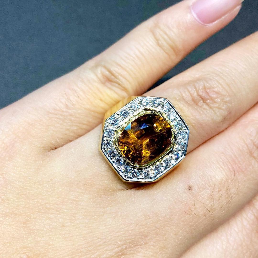 STUNNING! 6.12TCW Yellow Orange Sapphire