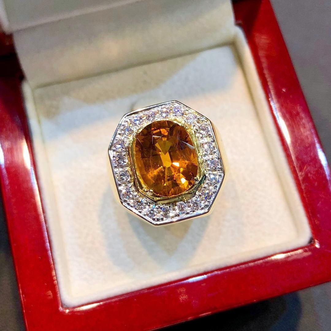 STUNNING! 6.12TCW Yellow Orange Sapphire