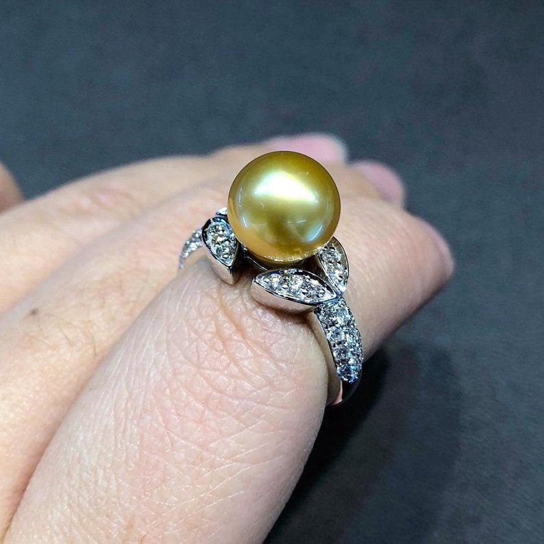 9mm Golden South Sea Pearl