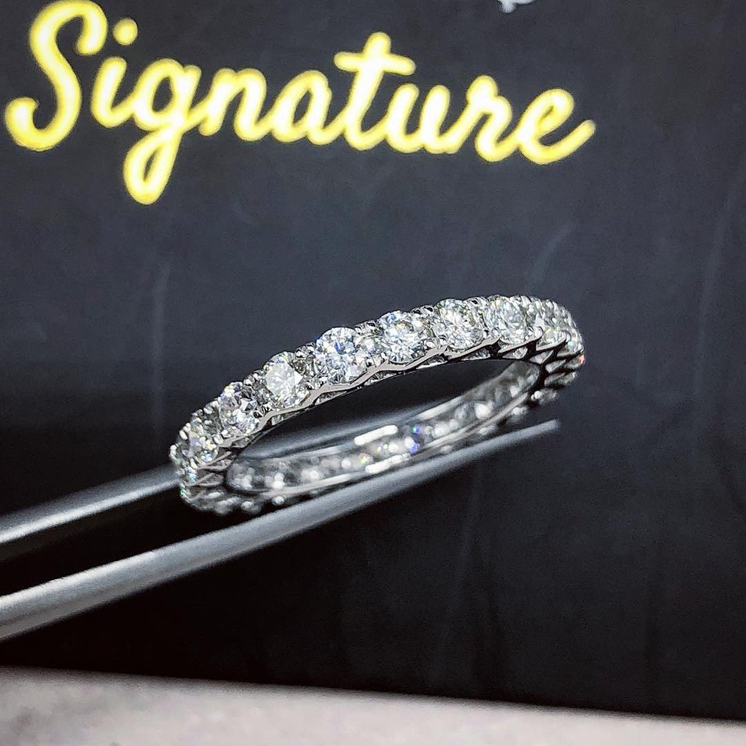 ETERNITY! Genuine F/VS Diamonds Ring