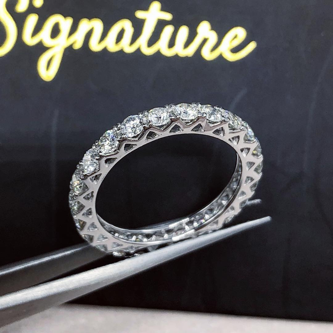 ETERNITY! Genuine F/VS Diamonds Ring