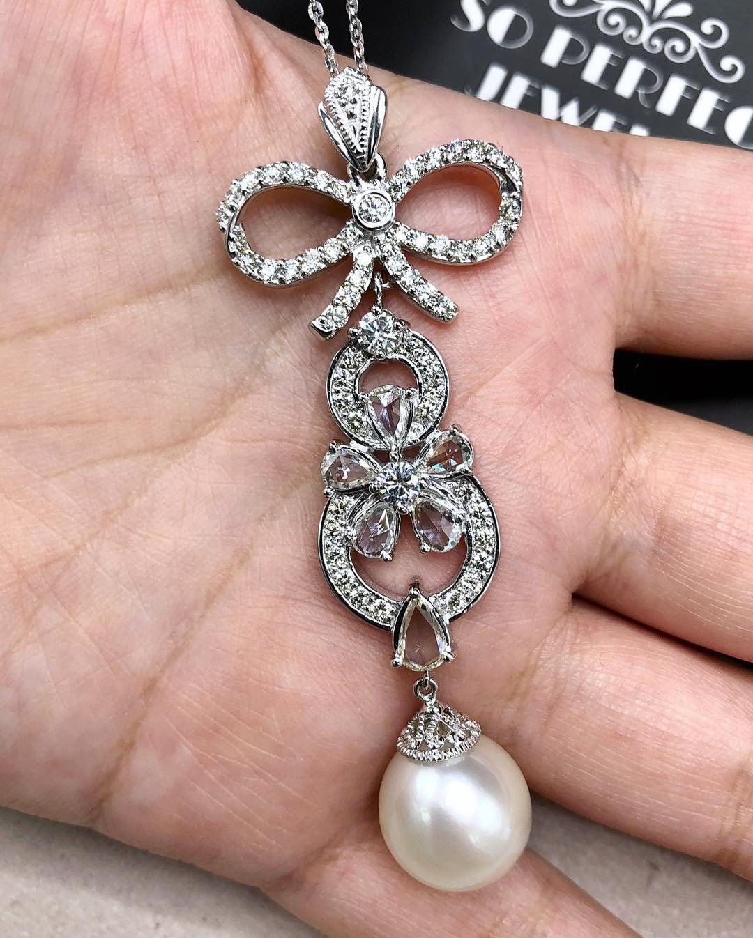 STUNNING! South Sea Pearl Rose Cut