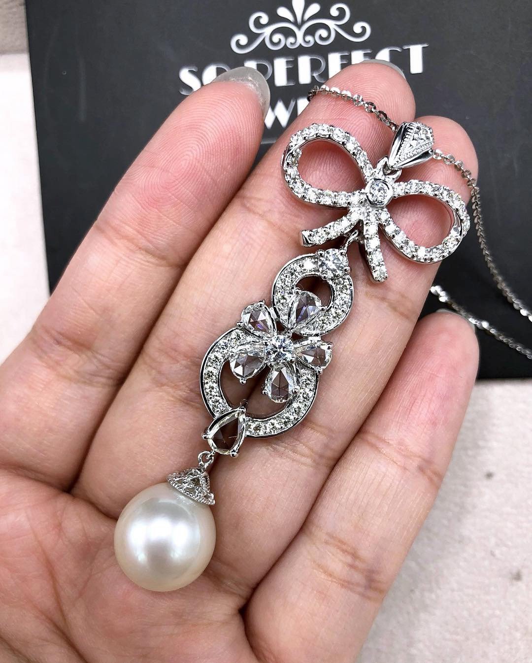 STUNNING! South Sea Pearl Rose Cut