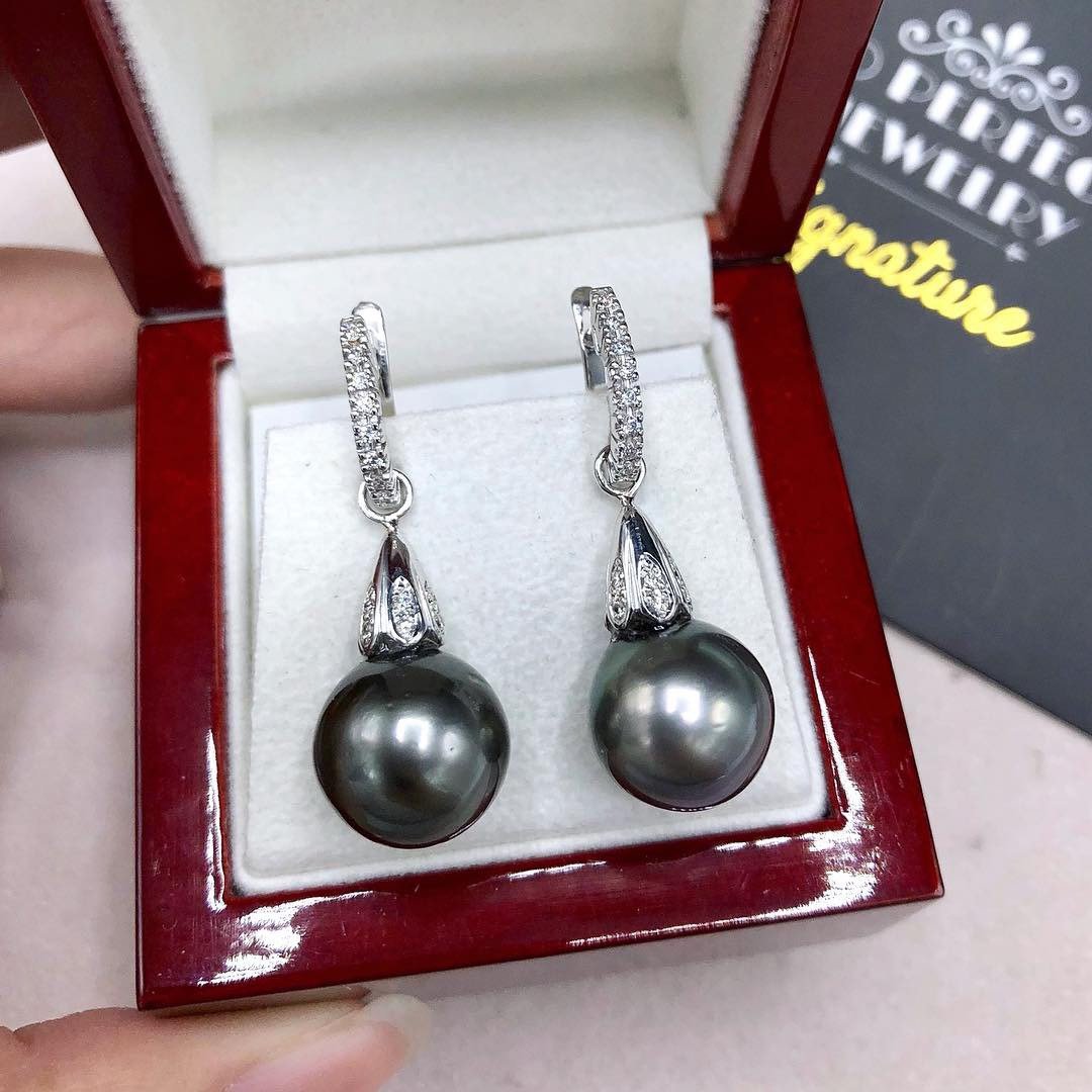 13mm TAHITIAN Black South Sea Pearls