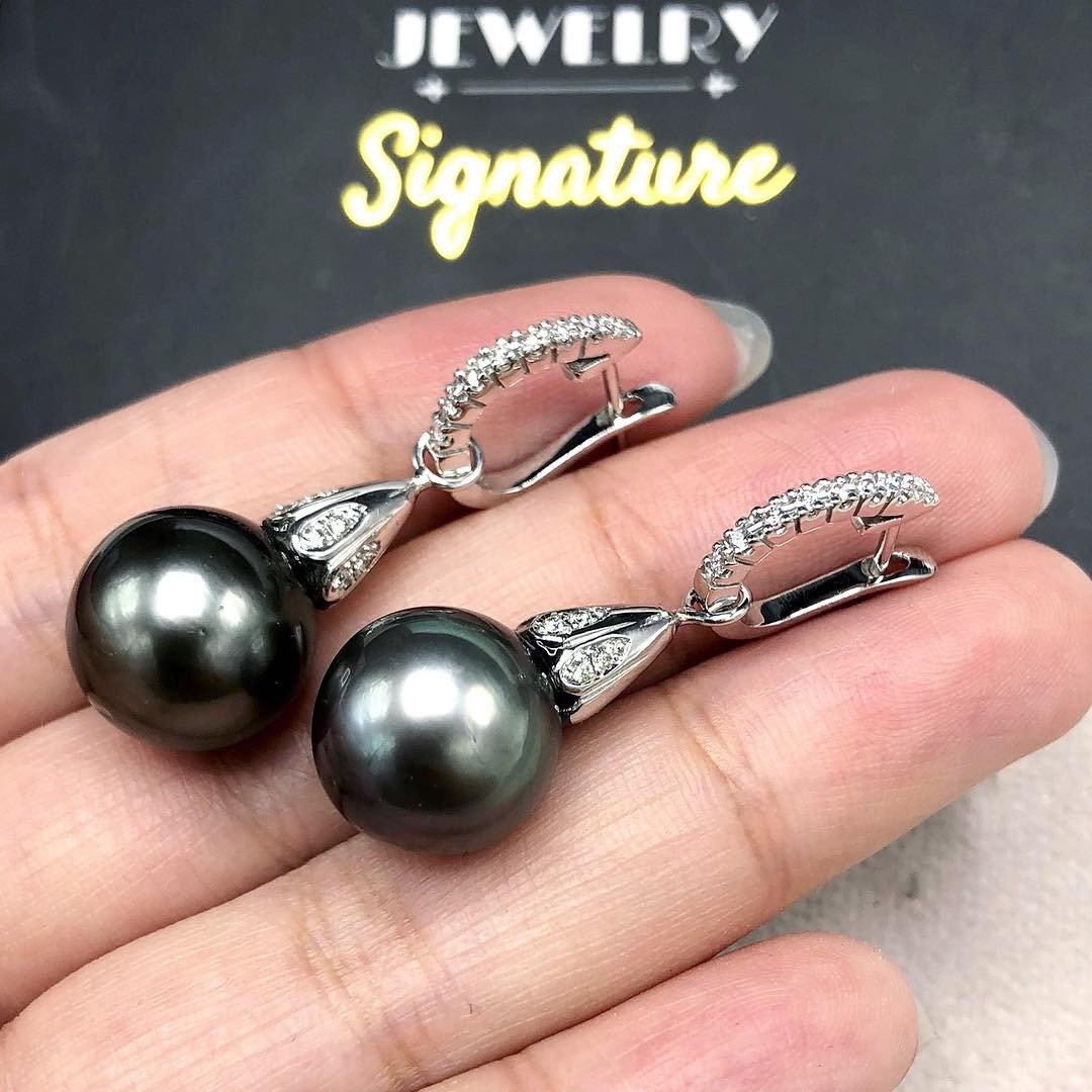 13mm TAHITIAN Black South Sea Pearls