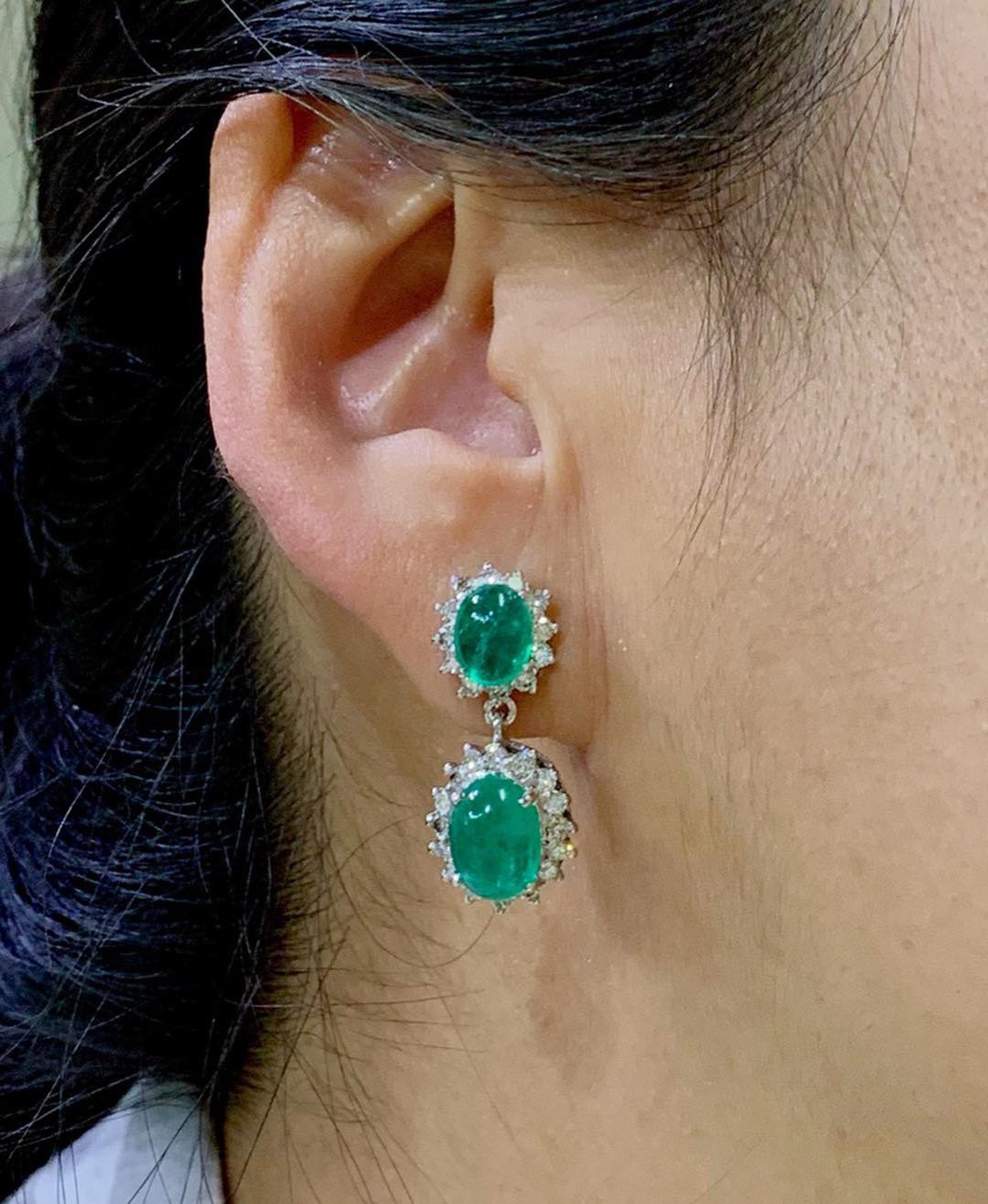 HUGE SET 41.89TCW Emerald Necklace